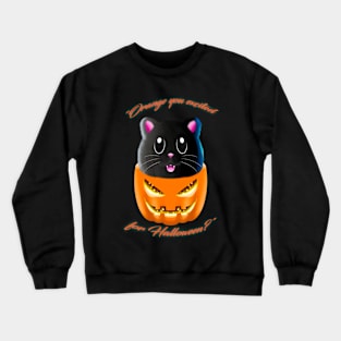 Orange you exited for Halloween ? Crewneck Sweatshirt